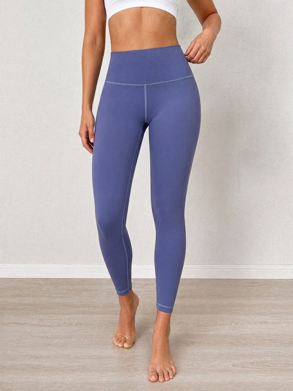 Lululemon Wunder Train High Rise 25” Leggings Size 6 Regatta Blue LW5CQDS EUC